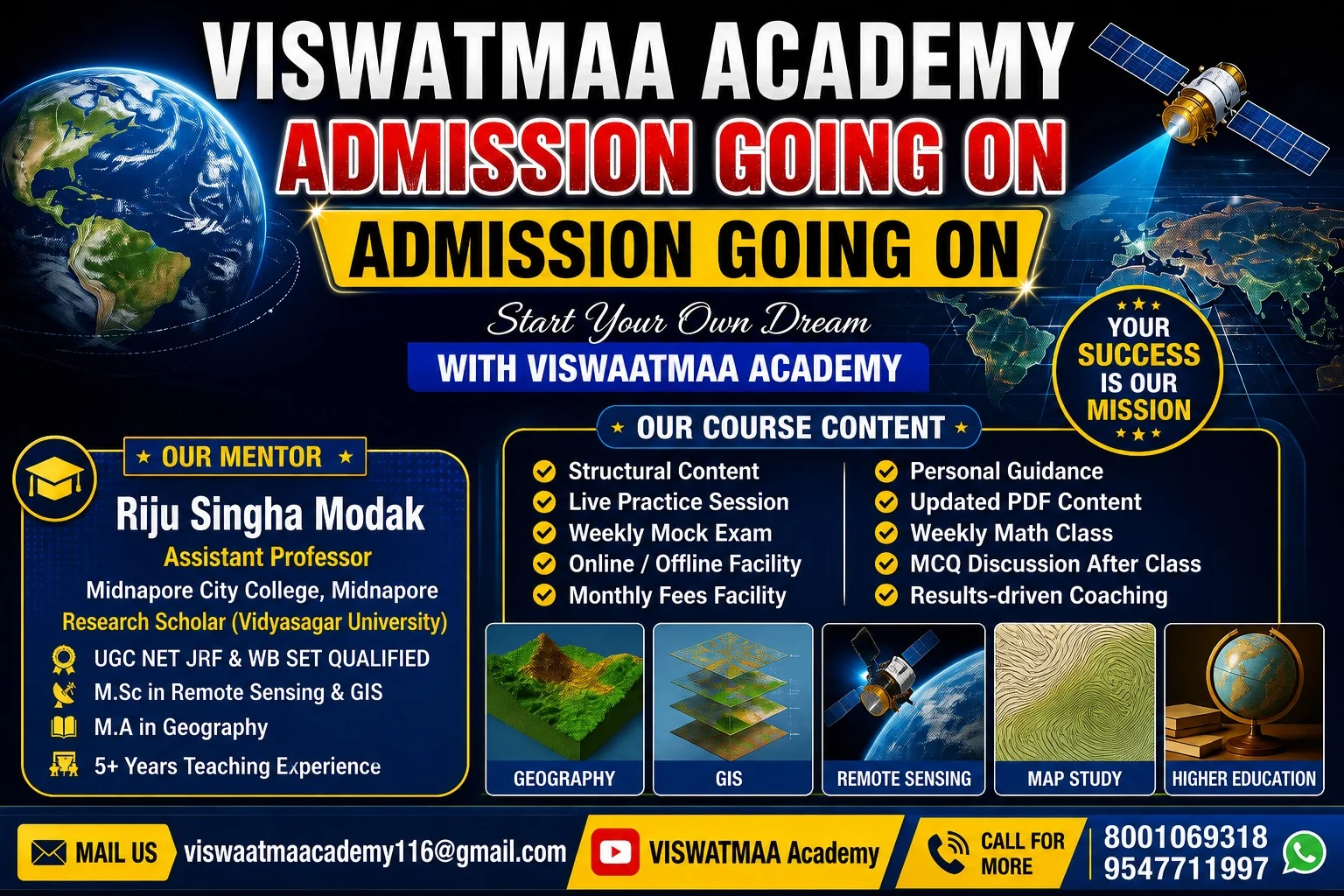 VISWAATMAA Academy Announcement Banner